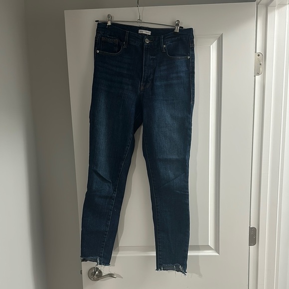 Good American Skinny Dark Blue size 28 - Picture 1 of 5